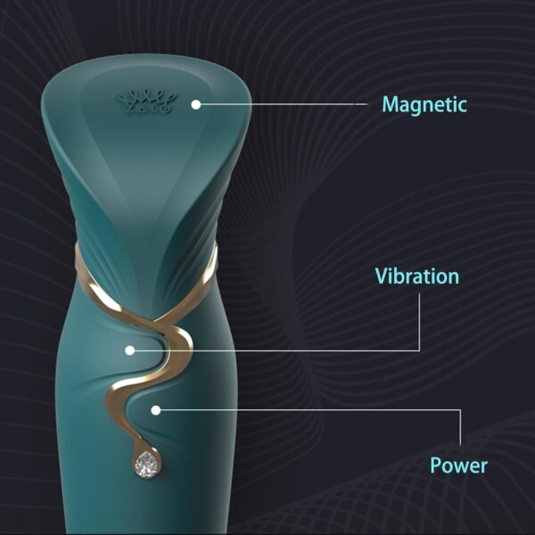 Vibrator Dildo Suction Vibrator Vibrater Vibrator Sucking Sucking Vibrator Heating Waterproof Clitoral Suckers Pussy Pumpvibration Plate G Spot Vibrator Women Nipples Clitoral Stimulator - Image 2