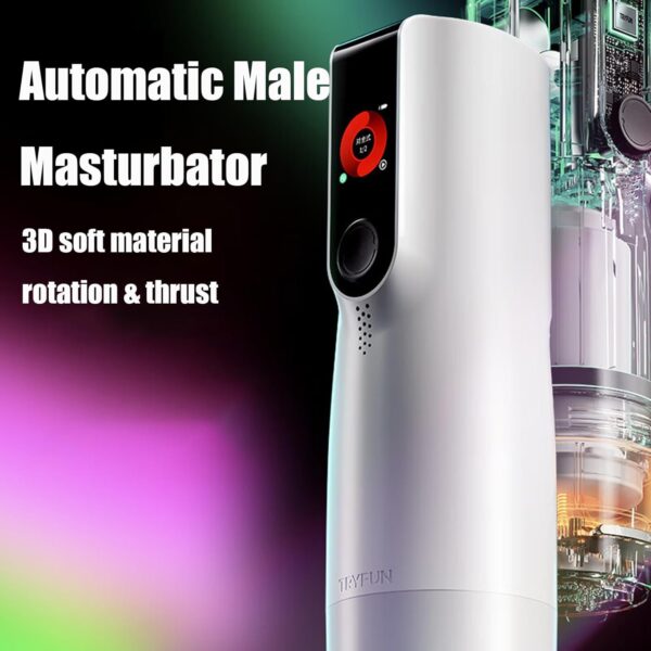 Male Masturbators Cup Sex Toys Male Male Vibrating Sucking Blowjobsex Machine for Male Adult Male Sex Toys Penis Pump LCD Display Pocket Pussy Male Stroker Mens Sex Toy Men Hands Free Masturbator - Image 2