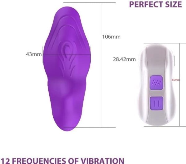 Rechargeable Clitoral Vibrator for Women and G-Spot Masturbating Things Sex Stimulator Toys Personal Massager for Couples Adult Sensory Toys(Purple) - Image 4