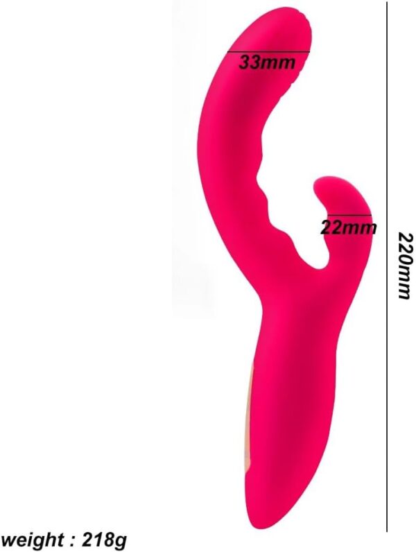 Silent Vibrating Silicagel Clitoris Vibrator for Massage G-spot 16 Modes Dildo Vibrators Waterproof Vibrating Erotic Sex Toys for Women - Image 4