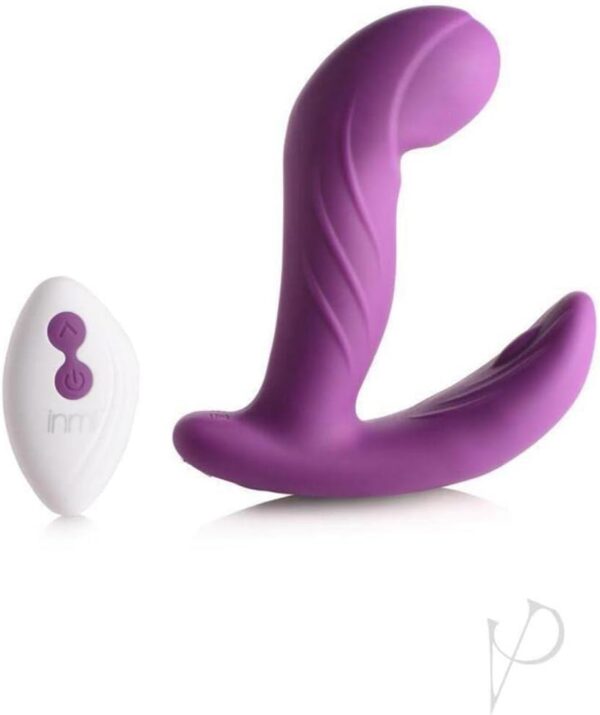 Inmi G-Rocker 10X Come Hither Silicone Vibrator with Remote Control, Purple - Image 2