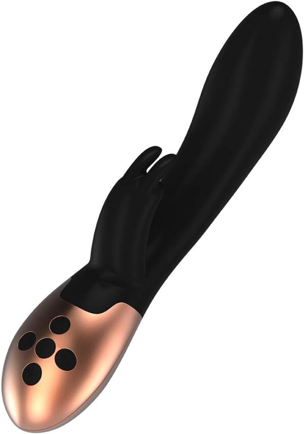 Shots - Elegance Heating Rabbit Vibrator - Opulent - Black - Image 8