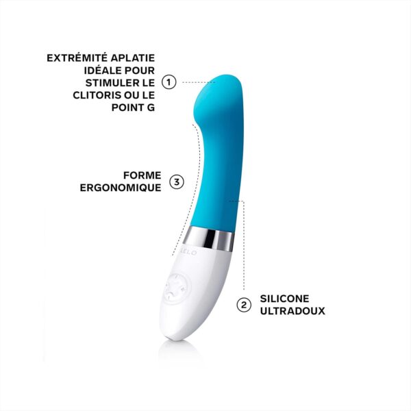 LELO Bundle: ORA 3 Midnight Blue Oral Sex Stimulator + Gigi 2 Turquoise Blue G Spot Vibrator + Free LELO Personal Moisturizer - Image 5