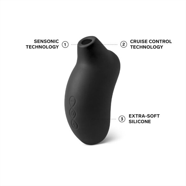 LELO SONA Cruise Suction Vibrator for Enhanced Pleasure, Waterproof and Rechargeable Clit Sucker Sex Toy for Women, Clitoris Stimulator, Black - Image 3