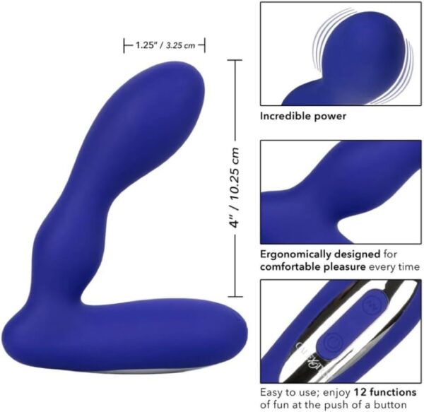 Deep Massager - Deep Tissue Massager Rechargeable Silicone Wireless G-Spot P-Spot Anal Prostate Massager Vibe Vibrator TW80379 - Image 7