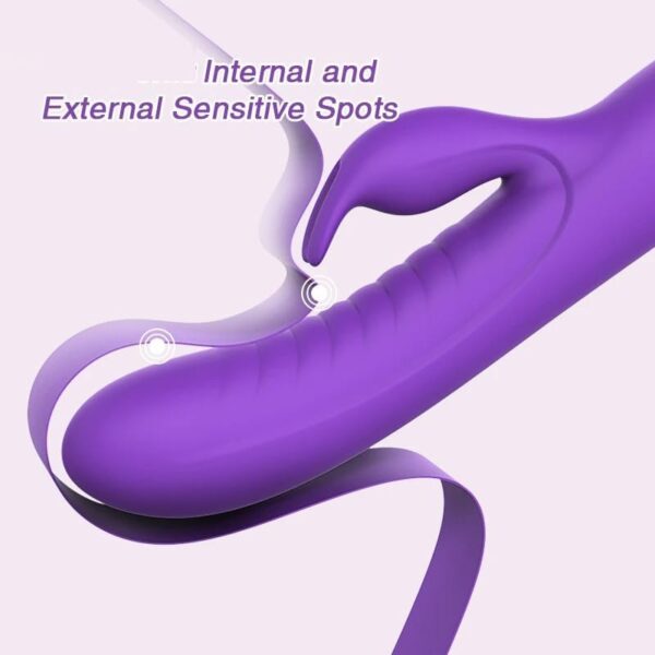 Vibrator Powerful Clitoral G-spot Rabbit Vibrator Dildo Women Masturbator 7 Vibration Modes Adult Sex Toys Waterproof Vaginal Vibrator - Image 3