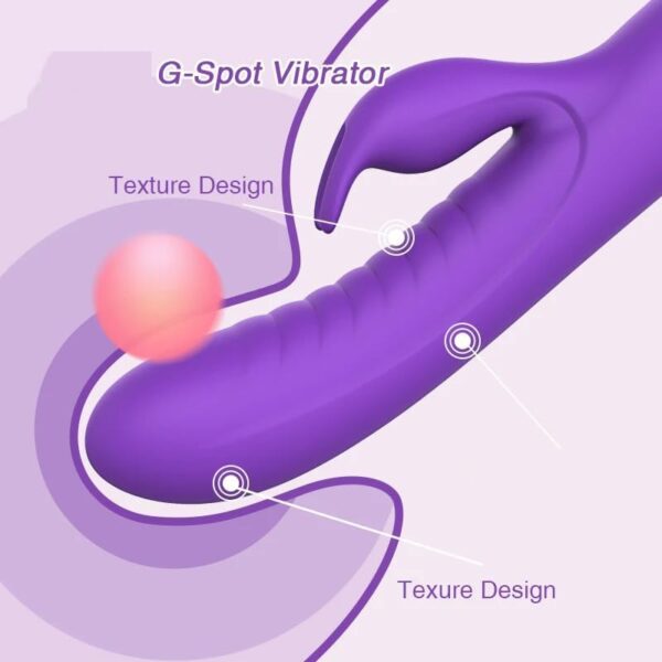 Vibrator Powerful Clitoral G-spot Rabbit Vibrator Dildo Women Masturbator 7 Vibration Modes Adult Sex Toys Waterproof Vaginal Vibrator - Image 2