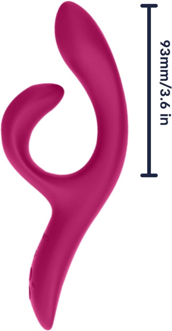 We-Vibe Sync O Green Remote Control C-Shaped Couples Vibrator & Nova 2 Fuchsia Dual Stimulation Rabbit Vibrator - Couples Sex Toys Bundle - Image 9