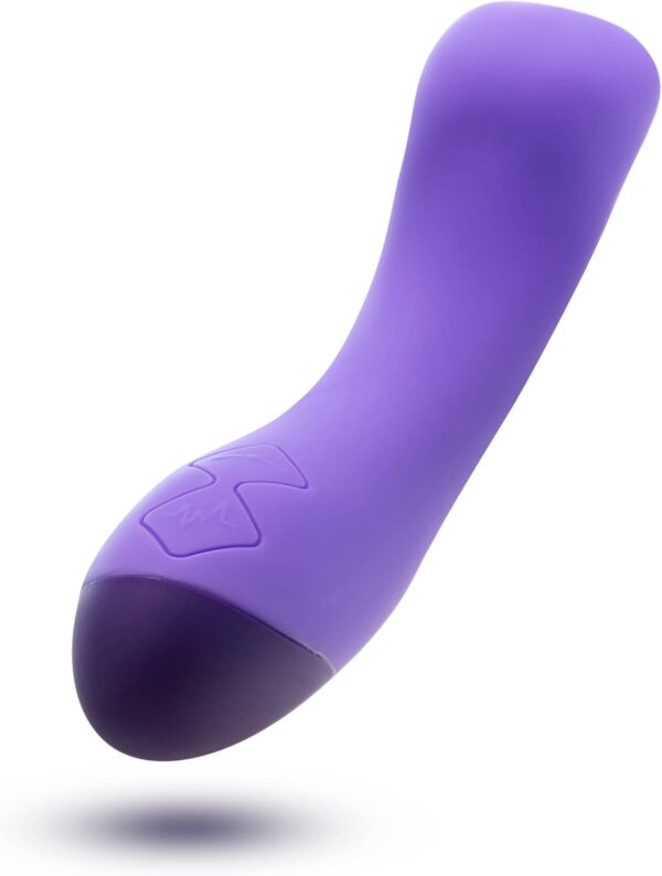 Blush Novelties Wellness G Ball Vibrator - Rechargeable 7G Spot Stimulating Massage Wand - 10 Unique Vibrating Functions - Ultrasilk Smooth Puria Silicone - IPX7 Waterproof 1 Yr Warranty - Purple - Image 8