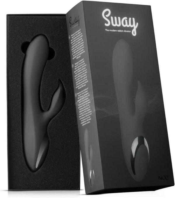 No. 2 Vibrant Toy Black Therapeutic Cordless Vibrator with 12 Multi-Speed Vibration Modes. 22,5 cm, G Spot Vibrator Stimulator- Discreet Packaging - Image 4