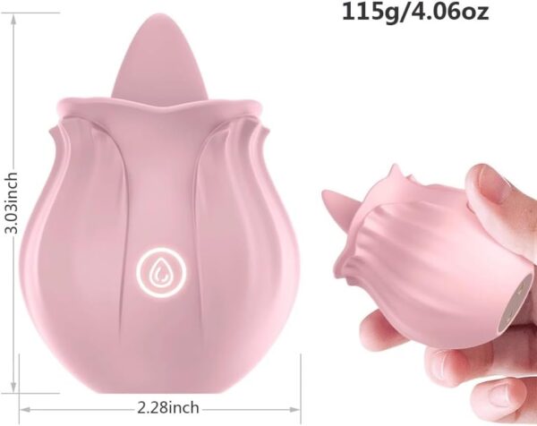 Silent Vibrating Cute Shape Tongue Licking G Spot Vibrator Nipple Clitoral Vibrator Egg Vibrators Clit Massage Sex Toys for Adult Women Masturbator - Image 5