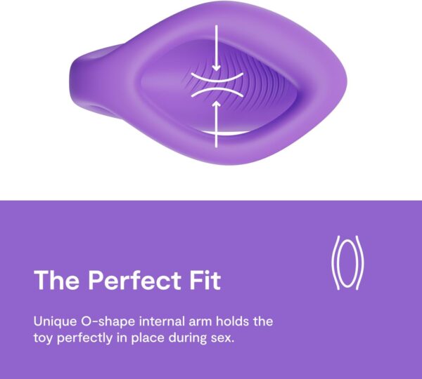 We-Vibe Sync O Purple Remote Control C-Shaped Couples Vibrator & Nova 2 Fuchsia Dual Stimulation Rabbit Vibrator - Couples Sex Toys Bundle - Image 6