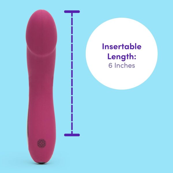 Lovehoney Pink Mantric Rechargeable Realistic Vibrator - Silicone - 100% Waterproof - Image 6