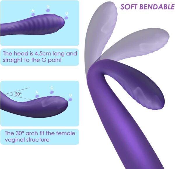 SVAKOM Female Squirting Vibrators Clit G-Spot Dildo Nipple Stimulator + G Spot Dildo Vibrator Adult Sex Toys - SVAKOM Waterproof Personal Massager Finger Dildos Vibrators for Women - Image 2