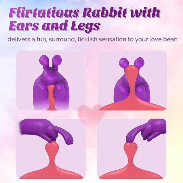 Female Vibrator, Insertion Vibrator for Women or Couples Flirting, Adult Toys, Rabbit Vibrator with 10 Vibration Patterns, G-Spot Vibrator, Clitoral Vibrator - Image 6