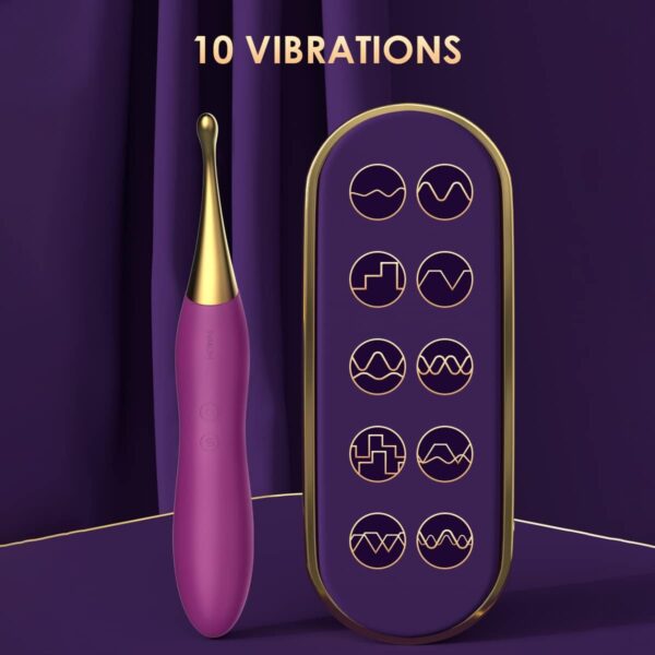 SVAKOM Female Squirting Vibrators Clit G-Spot Dildo Nipple Stimulator + G Spot Dildo Vibrator Adult Sex Toys - SVAKOM Waterproof Personal Massager Finger Dildos Vibrators for Women - Image 7