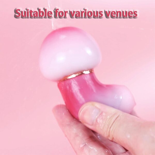 Vibrator Dildo Suction Vibrator Vibrater Sucking Vibrato Vibration Plate Nipples Clitoral Stimulator Heating Waterproof G Spot Vibrator Women Sex Machine Vibrators Female Sex Toys - Image 6