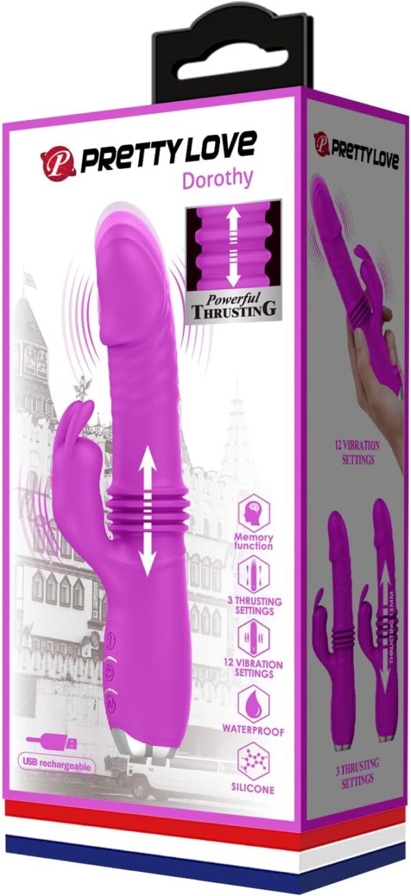 Pretty Love Dorothy Thrusting Rabbit Vibrator - Image 5