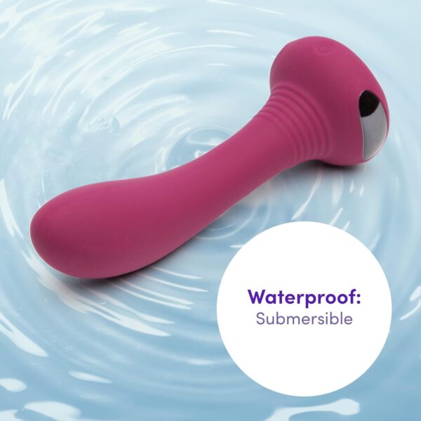 Lovehoney Pink Mantric Rechargeable G-Spot Vibrator - Silicone - 100% Waterproof - Image 3