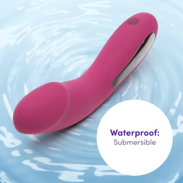 Lovehoney Pink Mantric Rechargeable Realistic Vibrator - Silicone - 100% Waterproof - Image 5