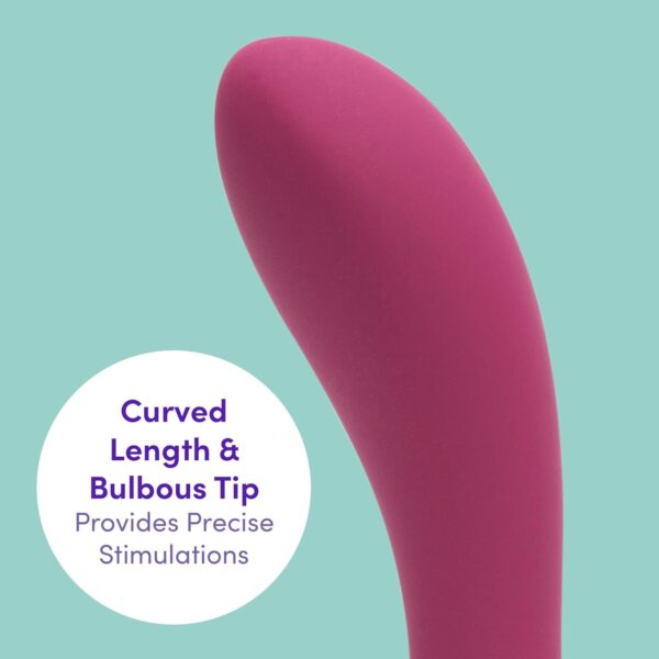 Lovehoney Pink Mantric Rechargeable G-Spot Vibrator - Silicone - 100% Waterproof - Image 2