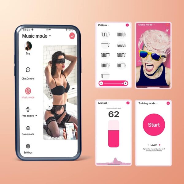 Magic Motion Flamingo Wearable Vibes, Intelligent Wearable Massager Remote Control Massaging Tool App with iOS Android Personal Intelligent Massager Wearable Vibrator Adult Toy Designed for Ladies - Image 3