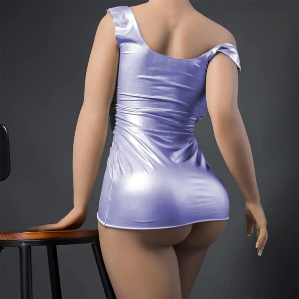 Lifelike Sex Dolls with Big Jelly Breast Plump Ass Sexy Female Torso Sex Doll Life Size Sex Dolls for Male Built-in Metal Skeleton Full Body Sex Doll with Feet Standing Adult Sex Toys 163cm/64in - Image 3