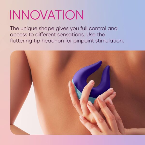 Volea - Fluttering Tips Discreet Vibrator for Women to Feel Butterflies from Head to Curling Toes. Premium Silicone Volea’s to Stimulate Your Clitoral Suction Zones with 10 Vibration Modes - Image 4