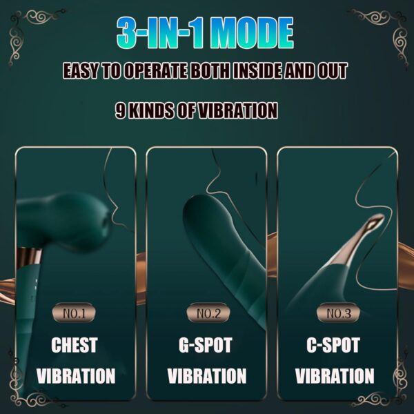 Sex Toys Women,Sex Toys for Women Sex to, G Spot Vibrator,3-in-1,Adult Sex Toys for Women,Machine Silicone Vibrator for Men and Couples Women Sex Toys,Rose Toy Sex - Image 2