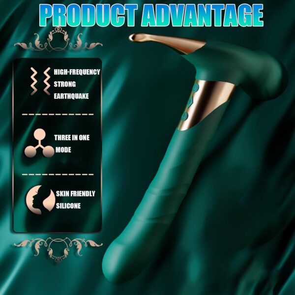 Sex Toys Women,Sex Toys for Women Sex to, G Spot Vibrator,3-in-1,Adult Sex Toys for Women,Machine Silicone Vibrator for Men and Couples Women Sex Toys,Rose Toy Sex - Image 4