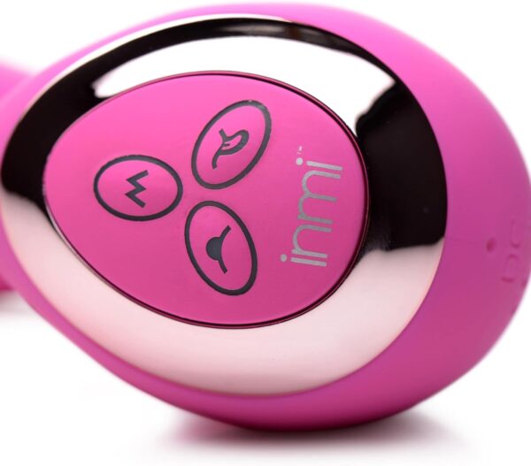 Inmi 10X Licking G-Throb Rechargeable Silicone Vibrator, Pink - Image 5