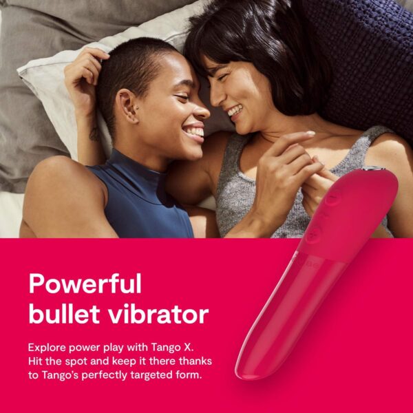 We-Vibe Anniversary Collection App Control Sync 2 Purple Couples Vibrator & Quiet Tango X Red Massage Bullet Vibrator - Couples Sex Toys Bundle - Image 3