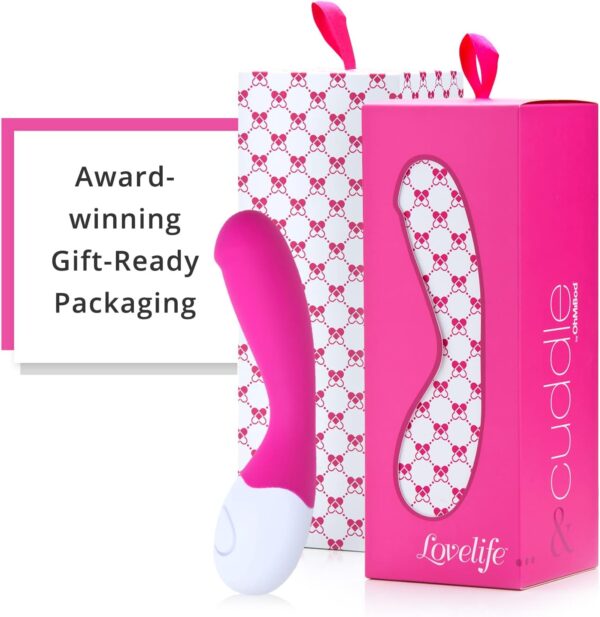 OhMiBod Lovelife Cuddle G-spot Vibrator [Clit Stimulator Vibrators] Personal Massager for Women | Sex Toy | Couples Massager with Seven Presets to Enjoy | Adult Sex Toys | Gifts for Women - Pink - Image 6