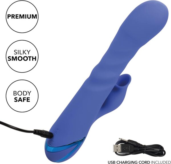 CalExotics California Dreaming L.A. Love Vibrator - SE-4351-12-3 Blue - Image 4