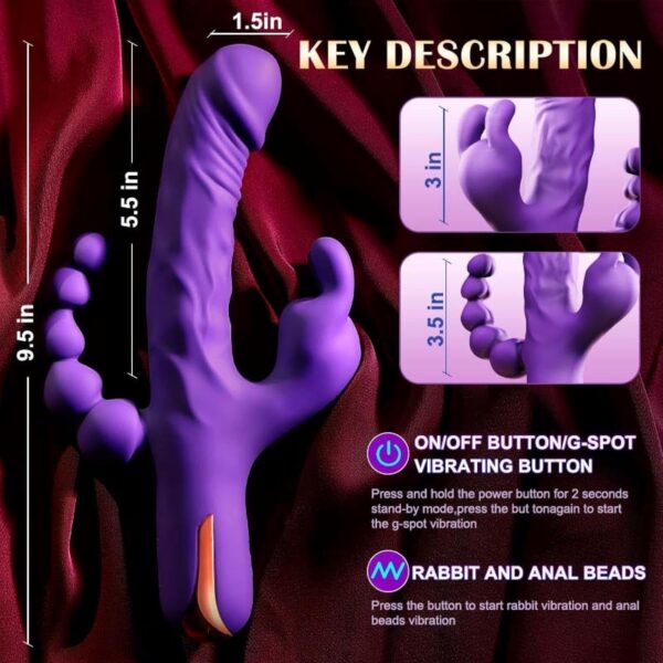 Vibrators Adult G-Spot Vibrators for Men Adults Vibrator for Women G Spot Vibrating G-spot for Women Vibrator Toys for Men - Image 4