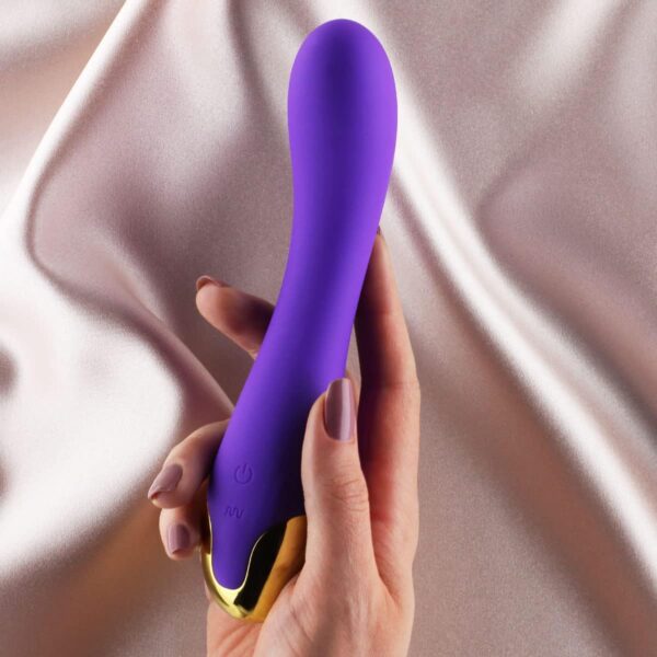 Edonista - Geneve - G Spot Vibrator (Purple & Gold) - Image 4