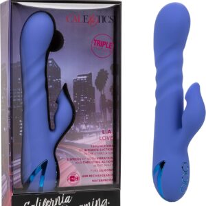 CalExotics California Dreaming L.A. Love Vibrator - SE-4351-12-3 Blue