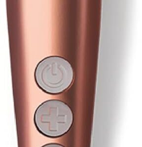 DOXY Die Cast No 3 Adult Toys Sensual Massager - Rose Gold Deep Tissue Massager Sex Toys for Her - Wand Vibrator Back Massager - Sexual Pleasure Tools for Women - World’s Most Powerful Female Vibrator