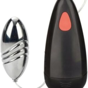 Deep Massager - Deep Tissue Massager Waterproof Silver Turbo Bullet Egg Vibrator RS96590, Like on Photo