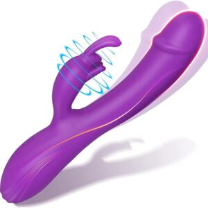 Female Vibrator, Insertion Vibrator for Women or Couples Flirting, Adult Toys, Rabbit Vibrator with 10 Vibration Patterns, G-Spot Vibrator, Clitoral Vibrator