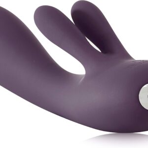 Fifi Rabbit Vibrator, Powerful, Whisper Quiet, Waterproof, USB Rechargeable, 100% Medical Grade Silicone - Purple