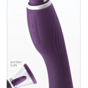 Inya Triple Delight Rechargeable Silicone Vibrator (Purple)