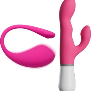 LOVENSE Lush 3 Bullet Vibrator+LOVENSE Nora Rabbit Vibrator Sex Toys for Women Pleasure…