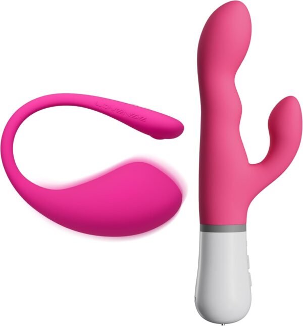 LOVENSE Lush 3 Bullet Vibrator+LOVENSE Nora Rabbit Vibrator Sex Toys for Women Pleasure…