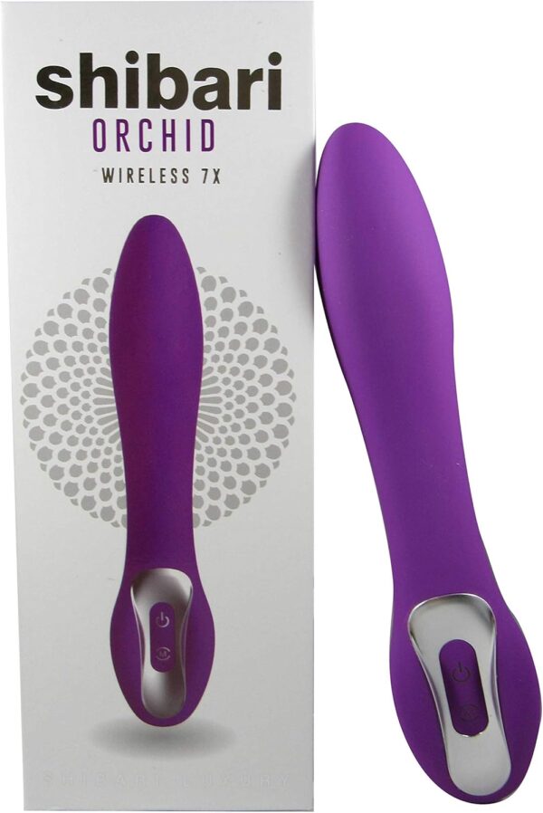 SHIBARI Orchid, Luxury 7-Speed Vibrator, Purple (Pack of 2)