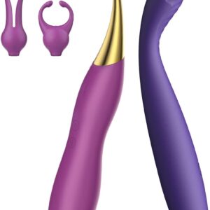 SVAKOM Female Squirting Vibrators Clit G-Spot Dildo Nipple Stimulator + G Spot Dildo Vibrator Adult Sex Toys - SVAKOM Waterproof Personal Massager Finger Dildos Vibrators for Women