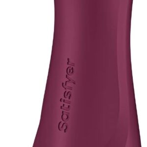 Satisfyer Pro 2 Generation 3 App Control - Air-Pulse Clitoris Stimulating Vibrator with Liquid-Air Technology - Non-Contact Clitoral Sucking Sex Toy for Women, Waterproof, Rechargeable (Wine Red)