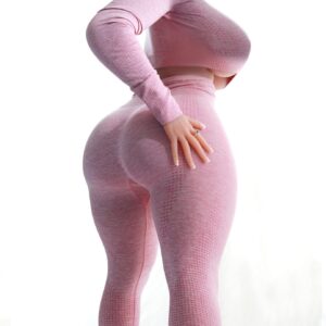 Sex Doll Full Body Realistic TPE Silicone Sex Dolls Big Breasts Male Masturbator Male Sex Doll Women Torso Sex Doll Adult Sex Toys with Feet Standing Tan Color