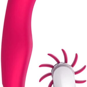 USB fast charging and IPX6 waterproof The right silicone G-spot vibrator for you, tongue licking dildo vibrator with 12 vibration modes and 12 tongue frequency modes clitoral vibrator sex toy for wome